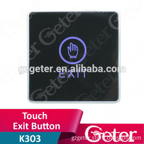 Door open exit button finger push exit button